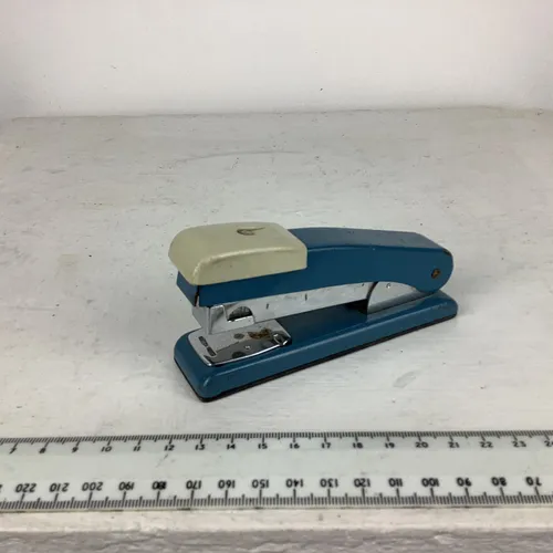 Period metal stapler in varying colours