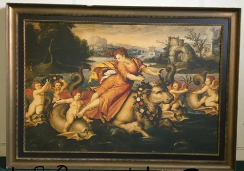 The Rape of Europa by Jean Cousin Painting 100cm x 140cm