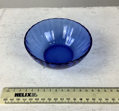 Small Blue Glass Bowl (4 available)