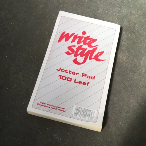 Write Style Jotter Pad