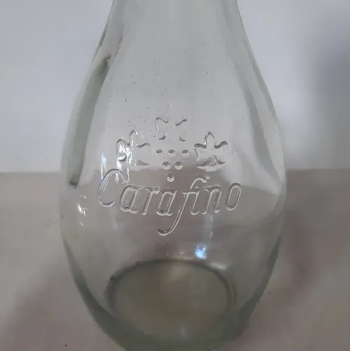 Vintage Carafino Wine Caraffe/clear glass vase