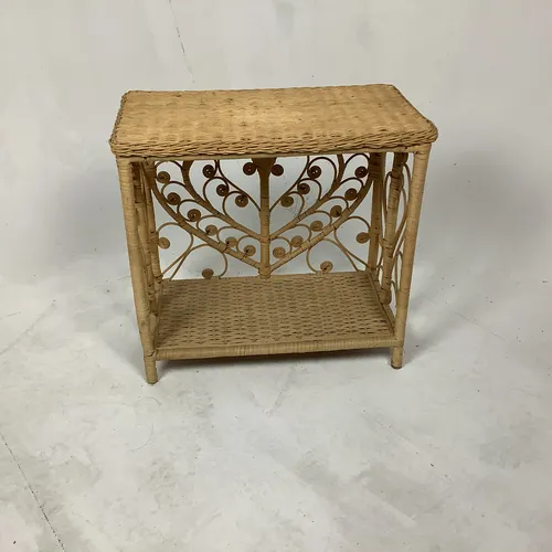Wicker shelf/side unit
