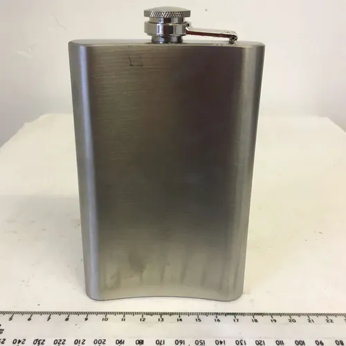 Tall Metal Hip Flask