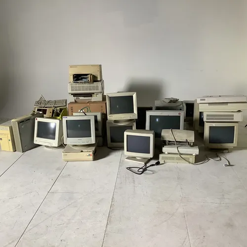 Period Beige / Grey Office Computing Equipment 
