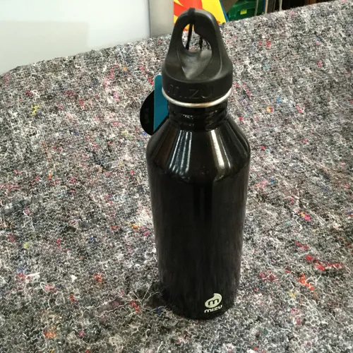 Black Mizu Metal Water Bottle