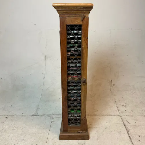 CD Tower wood cupboard (with CDs)