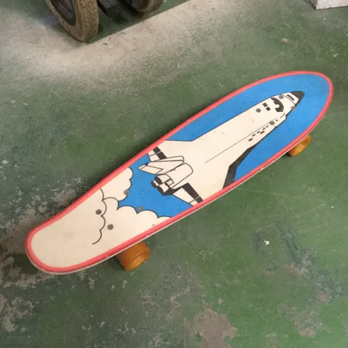 Space Shuttle Print Skate Board
