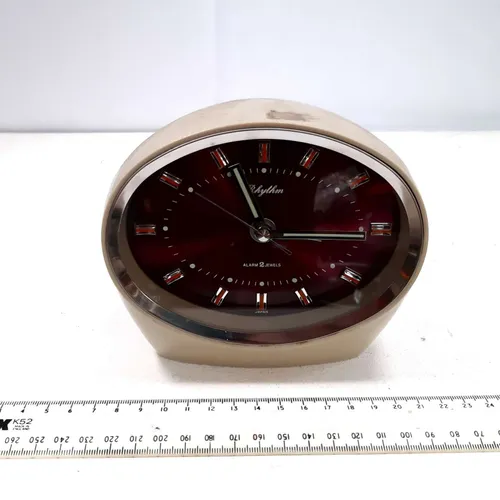1970s Rhythm 2 Jewels Alarm Clock