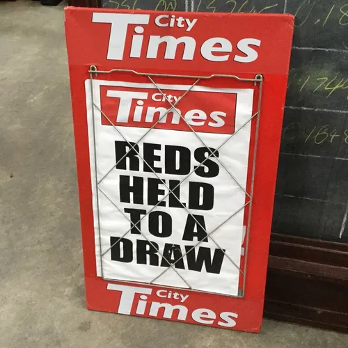 Metal Newspaper Board