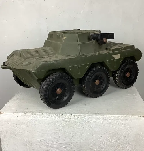 Green Plastic Army Tank Toy