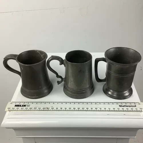 Small Pewter Tankards
