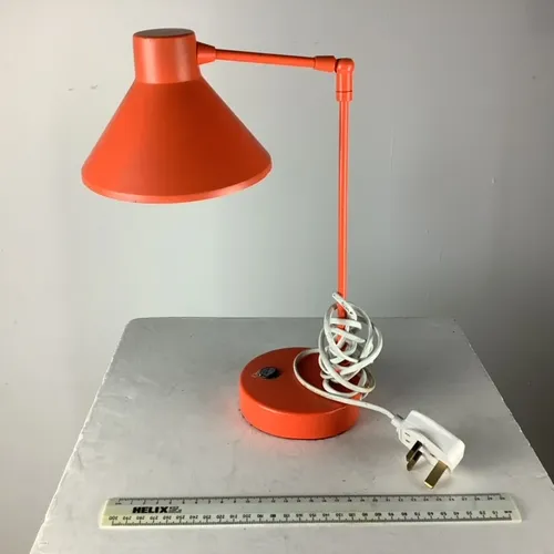 Orange Metal Anglepoise Lamp (2 Available)