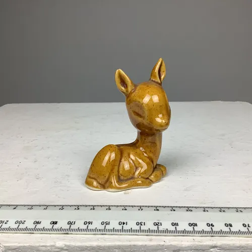 Small ceramic deer ornament 