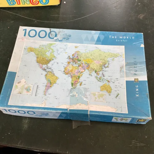 World Map 1000 Piece Jigsaw