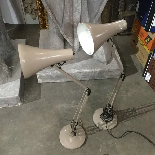 Period Brown Beige Anglepoise Desk Lamp