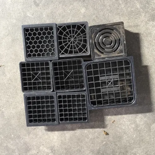 Black Plastic Bar Drip Trays