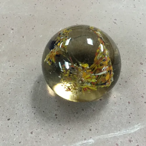 Glass paperweight 007