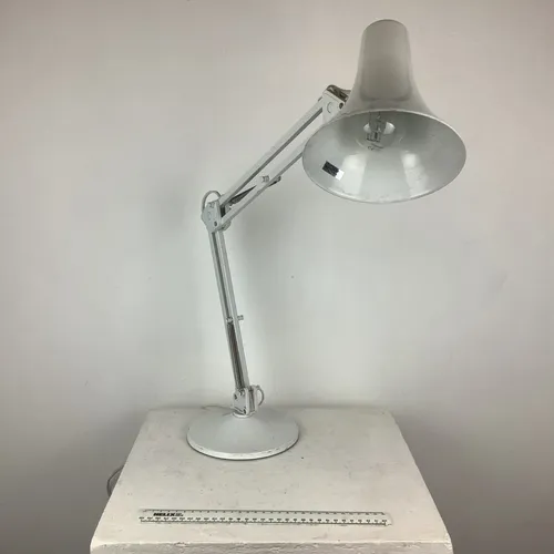 White Metal Anglepoise Lamp
