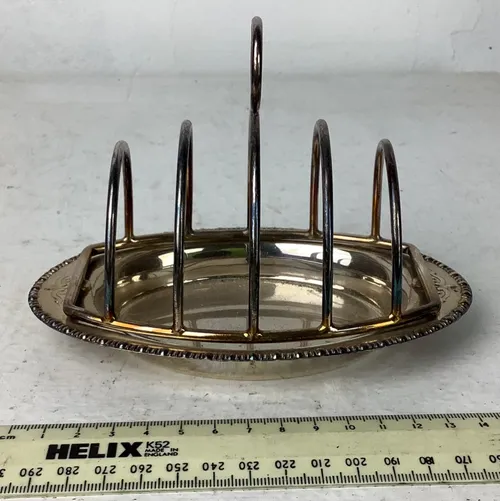 Period Silver Toast Rack