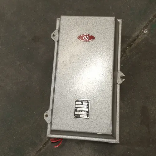 Period Silver Metal Fuse Box