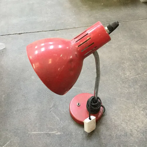 Period Red Anglepoise Desk Lamp