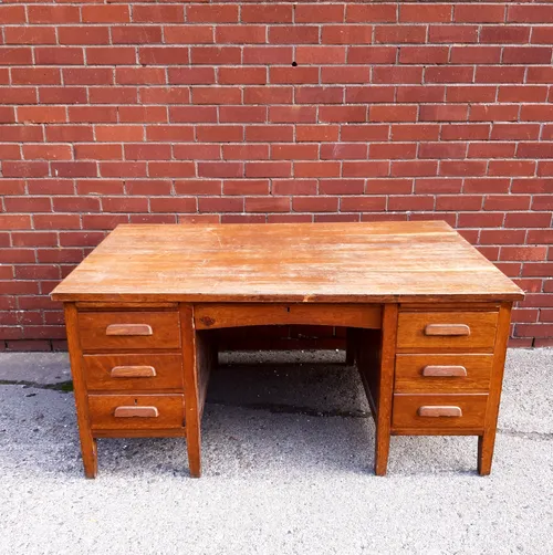 Period wooden desk