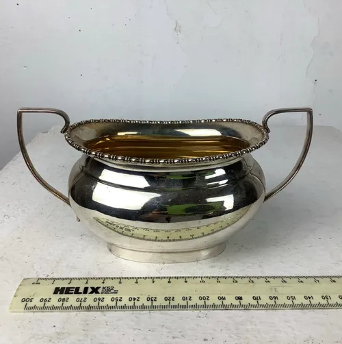 Silver Two Handled Bowl / Dish