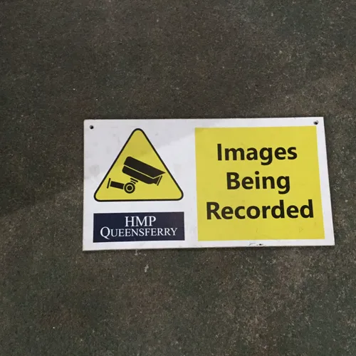 Images Being Recorded Sign