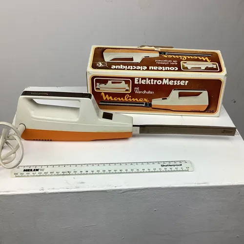 Period Moulinex Elektro Messer Electric Carving Knife in Packaging