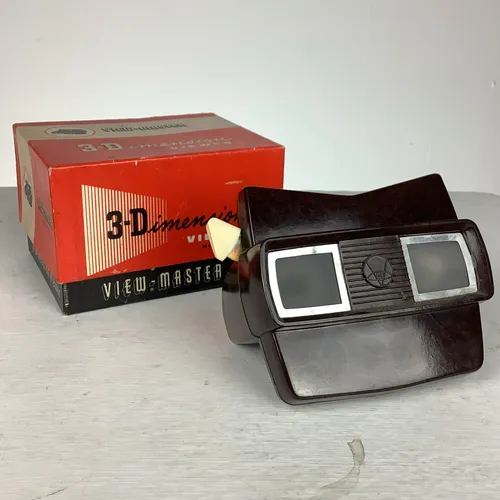 Period Brown Viewmaster in Box