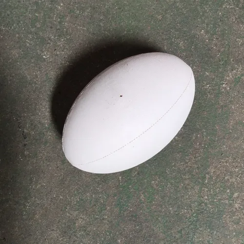 White Unbranded Rugby Ball