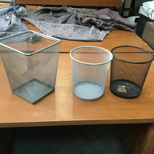 Mesh Metal Waste Paper Bin