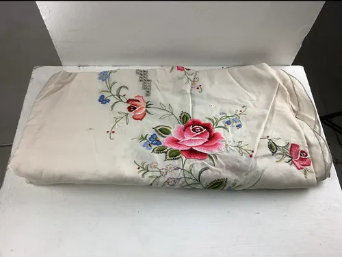 Floral fabric rose