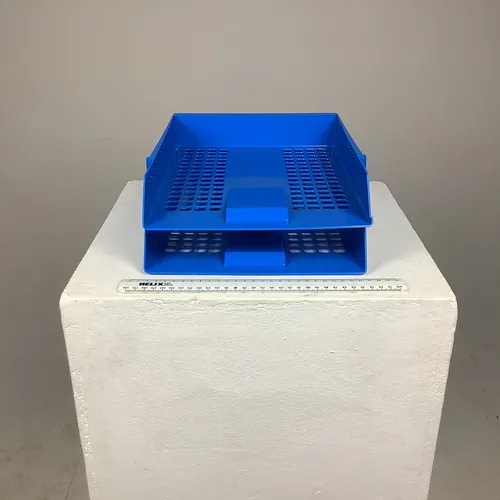 Blue Plastic Filing / Invoice Tray