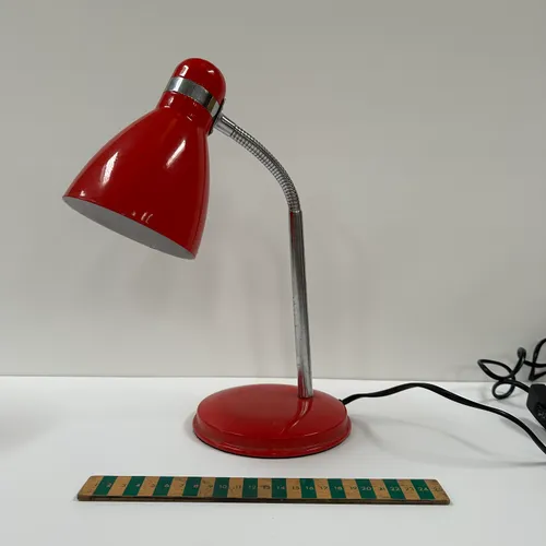 RED ANGLE POISE LAMP *1