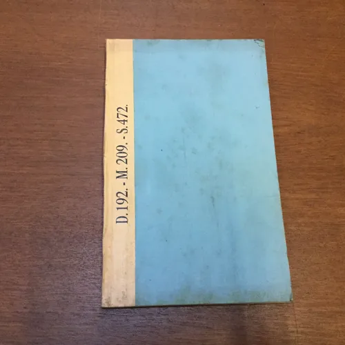 Period Blue with Cream Spine Hardback Notebook