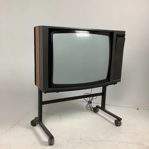 Bang & Olufsen Beovision 7100 television on rolling stand