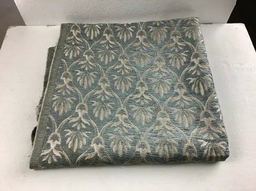 Green and gold fabric 