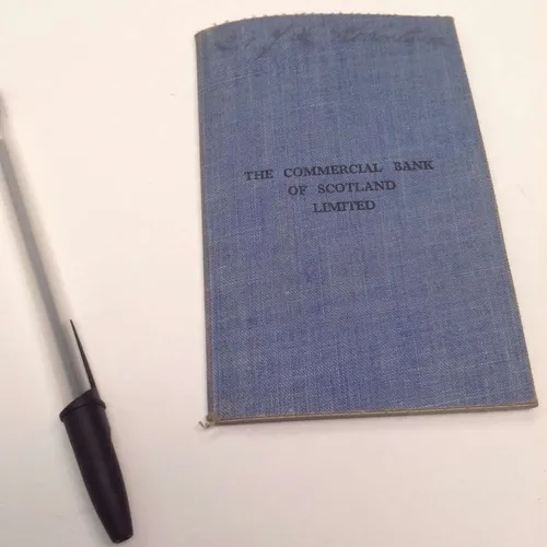 The Commercial Bank of Scotland account book 1954 - 1960