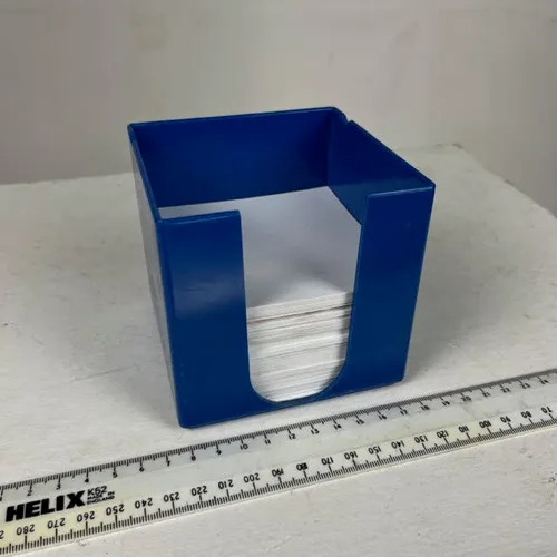 Blue Post It Note Holder