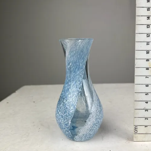 Blue Caithness Glass Vase