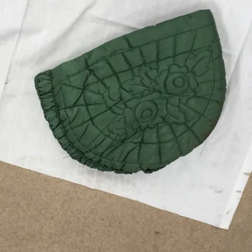 Thick green tea cosy 