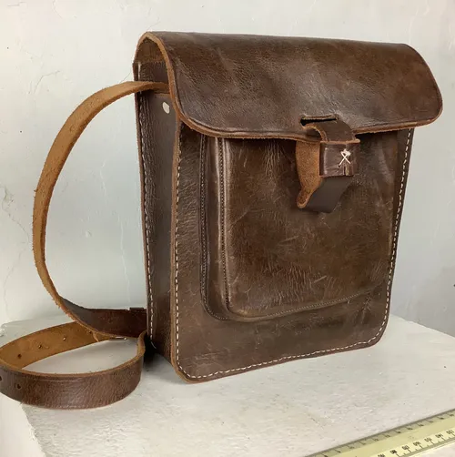 Small Brown Leather Satchel