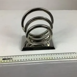 Silver 3 Hooped Letter Holder