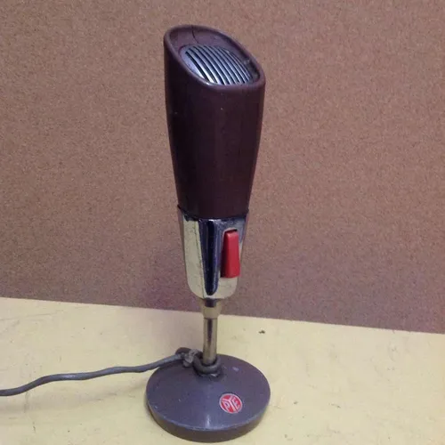 Period PYE microphone speaker handpiece brown / silver