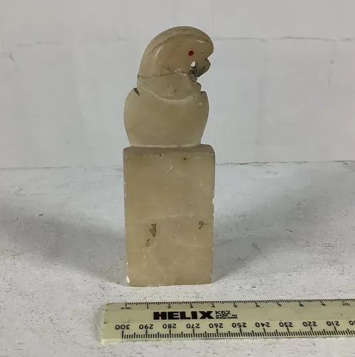 Cream ivory bird ornament