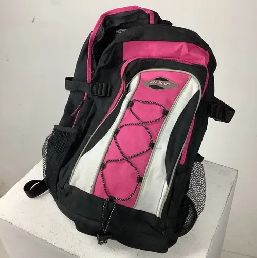 Black Pink and White Aero Sport back Pack