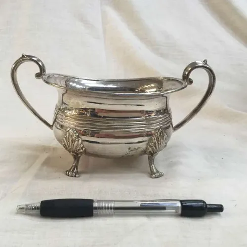 Silver dinner dish 002