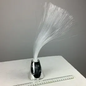 White and Silver Fiber Optic Light