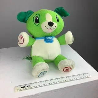 Green Scout Dog Soft Toy